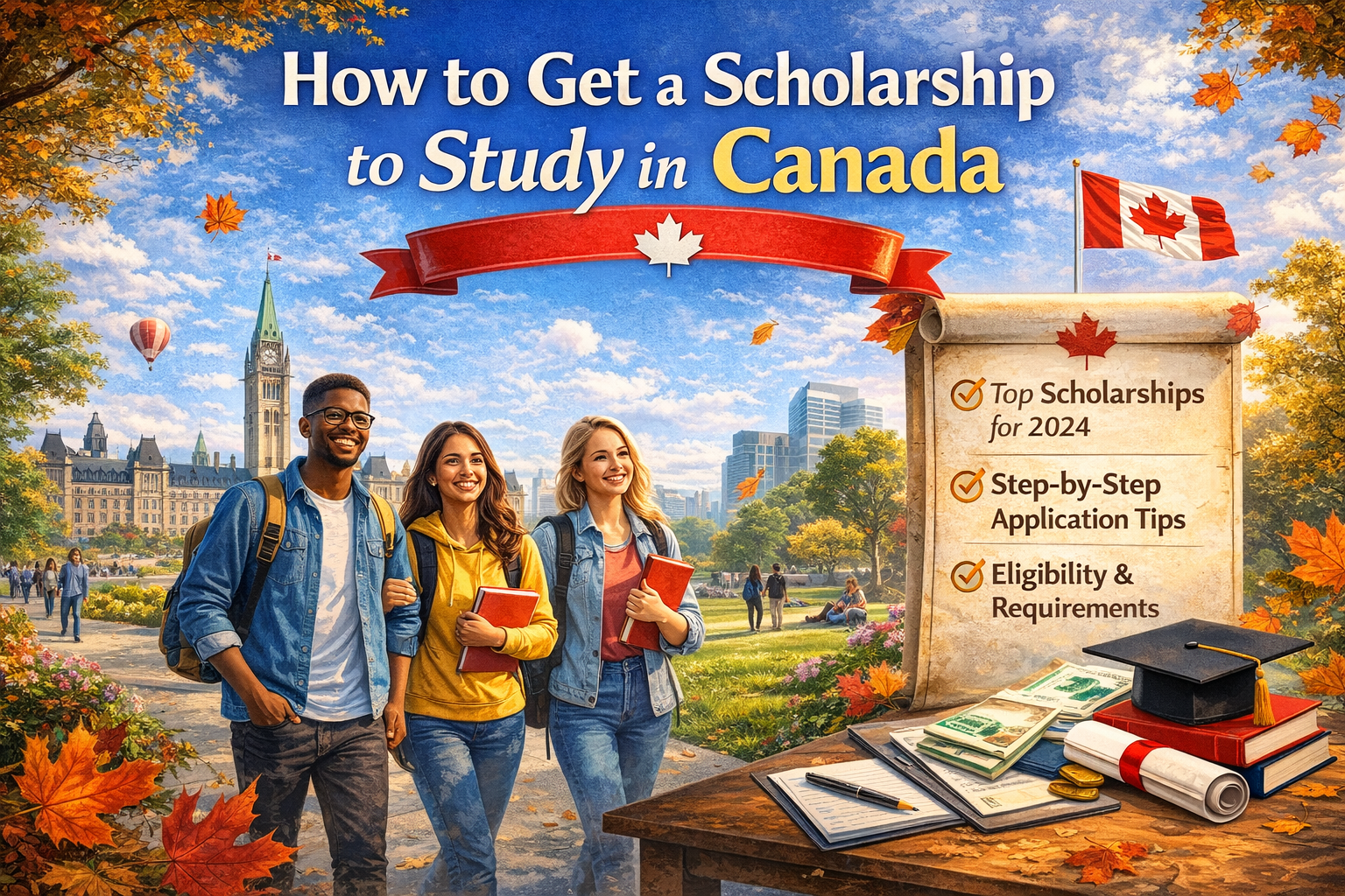 How to Get a Scholarship to Study in Canada